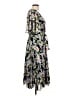 ASOS 100% Polyester Floral Gray Cocktail Dress Size 10 - photo 4