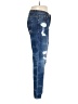 Express Jeans Hearts Blue Jeans Size 8 - photo 4