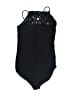 Sun & Shadow Black One Piece Swimsuit Size M - photo 1