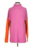 Zeagoo 100% Acrylic Color Block Pink Turtleneck Sweater Size S - photo 1