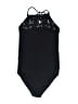 Sun & Shadow Black One Piece Swimsuit Size M - photo 2