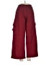Edikted 100% Cotton Burgundy Cargo Pants Size M - photo 1