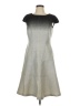 Anne Klein Chevron-herringbone Gray Casual Dress Size 10 - photo 1