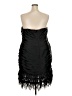 JS Collections 100% Polyester Black Cocktail Dress Size 22 - photo 2