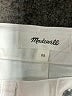 Madewell 100% Cotton Graphic White Jeans Size 25 waist - photo 7