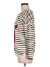 Project 100% Cotton Stripes Ivory Pullover Sweater Size M - photo 5