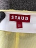 STAUD Metallic Yellow Casual Pants Size 00 - photo 7