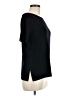 misook 100% Acrylic Black Short Sleeve Top Size M - photo 4