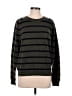 Vince. Stripes Green Wool Pullover Sweater Size M - photo 1