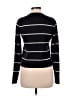 Vince. 100% Cashmere Stripes Black Cashmere Pullover Sweater Size M - photo 2