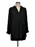 Pleione 100% Polyester Black Long Sleeve Polo Size S - photo 1