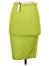 Express Solid Green Casual Skirt Size XS - photo 2
