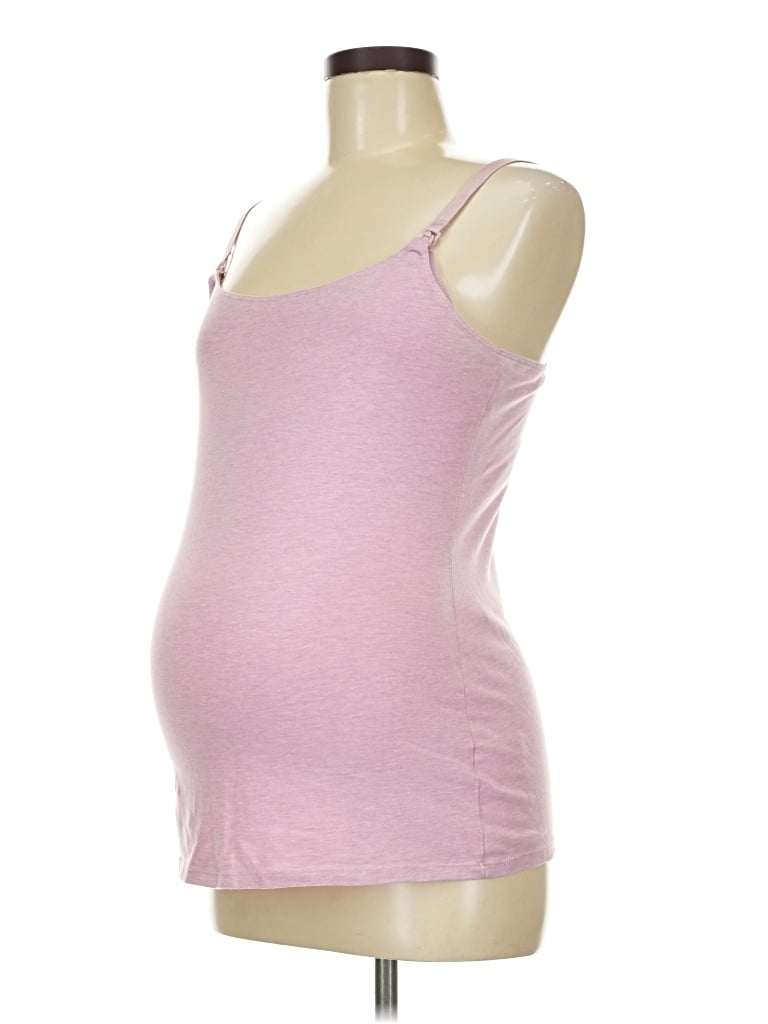 Pre-owned H&m Mama Tank Top Pink Strapless Neckline Tops