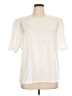 Nicola 100% Polyester Ivory Short Sleeve Blouse Size 16 - photo 1