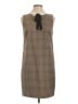 CeCe Plaid Brown Casual Dress Size 10 - photo 1