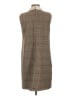 CeCe Plaid Brown Casual Dress Size 10 - photo 2