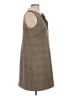 CeCe Plaid Brown Casual Dress Size 10 - photo 4