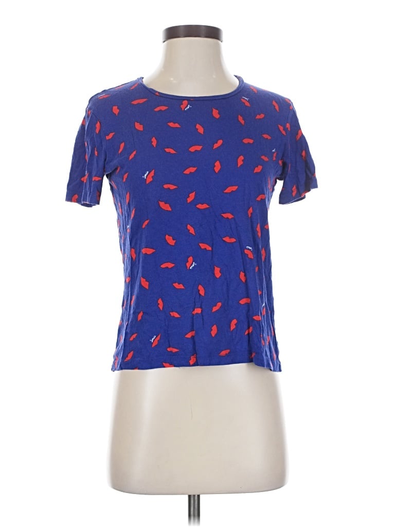 Pre-owned Sonia Rykiel Short Sleeve T-shirt In Blue