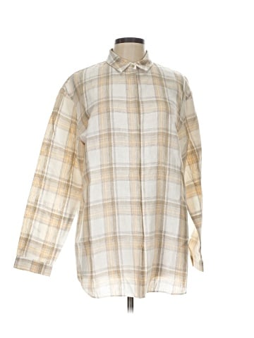 Lafayette 148 New York Long Sleeve Button-Down Shirt (view 1)