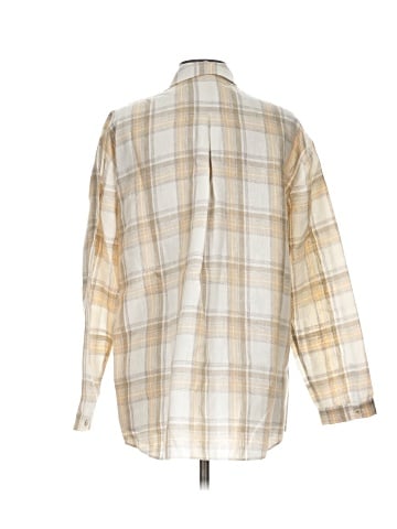 Lafayette 148 New York Long Sleeve Button-Down Shirt (view 2)