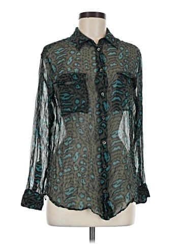 Equipment Long Sleeve Blouse (view 1)