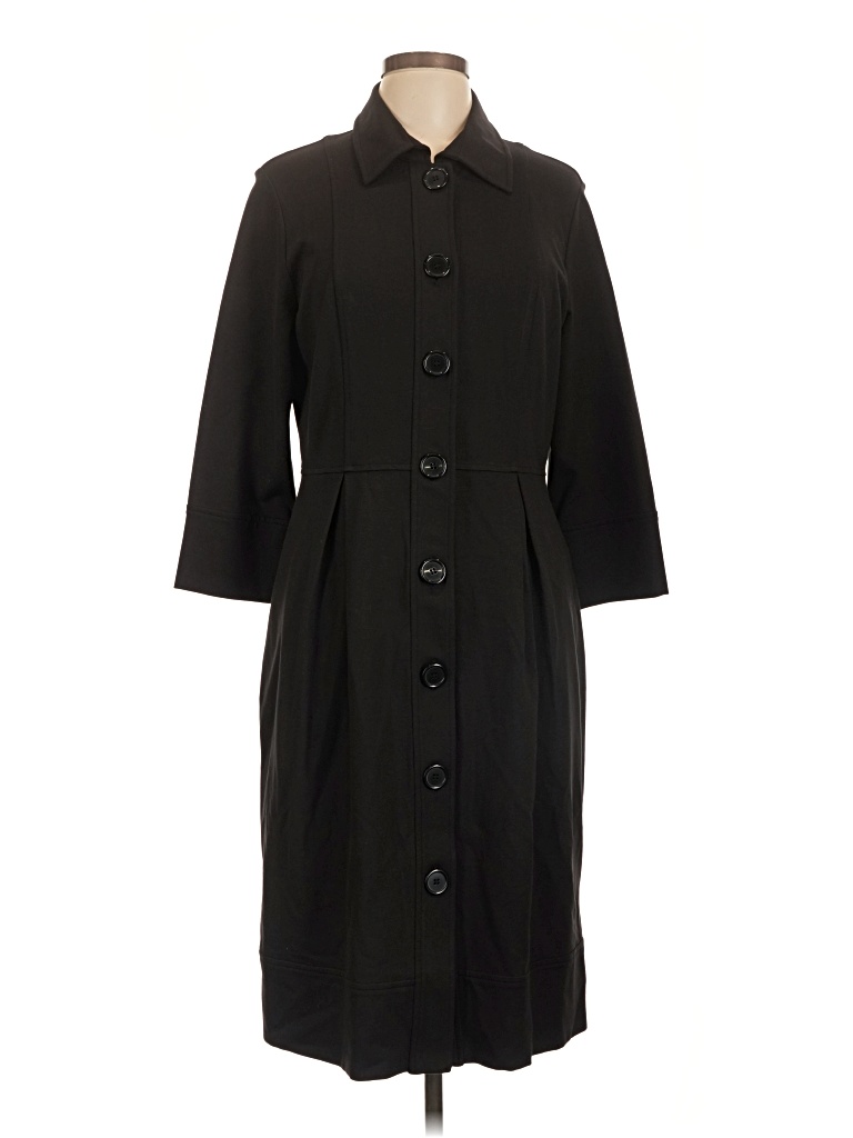 Pre-owned Talbots Casual Dress In Black