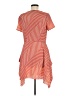 BCBGMAXAZRIA 100% Polyester Stripes Orange Casual Dress Size M - photo 2