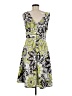 Robbie Bee 100% Polyester Print Green Cocktail Dress Size 8 - photo 2
