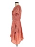 BCBGMAXAZRIA 100% Polyester Stripes Orange Casual Dress Size M - photo 5