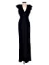 Jay Godfrey 100% Polyester Black Jumpsuit Size 0 - photo 1