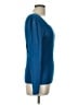 Moda International 100% Cotton Blue Pullover Sweater Size L - photo 4