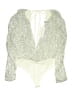 Lovers + Friends Silver Long Sleeve Blouse Size S - photo 1