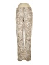 Calvin Klein Animal Print Gold Casual Pants Size 6 - photo 1