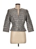 Carmen Marc Valvo Collection Metallic Gray Jacket Size 6 - photo 1