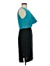 BCBGMAXAZRIA 100% Polyester Color Block Teal Cocktail Dress Size 6 - photo 4