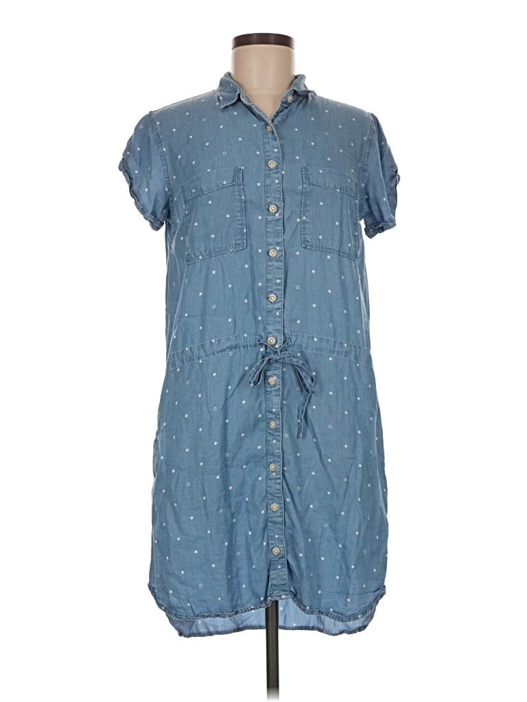 Pre-owned Thread & Supply Casual Dress In Blue