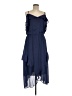 Parker 100% Polyester Blue Cocktail Dress Size M - photo 1