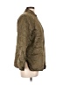 Chico's Design 100% Silk Solid Green Jacket Size Lg (2) - photo 4