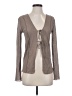 OAK + FORT 100% Polyester Gray Brown Long Sleeve Blouse Size S - photo 1