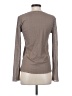 OAK + FORT 100% Polyester Gray Brown Long Sleeve Blouse Size S - photo 2