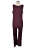 Hatch Solid Burgundy Jumpsuit Size Lg Maternity (3) - photo 2