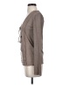 OAK + FORT 100% Polyester Gray Brown Long Sleeve Blouse Size S - photo 5