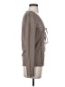 OAK + FORT 100% Polyester Gray Brown Long Sleeve Blouse Size S - photo 4