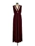 Jill Jill Stuart 100% Polyester Burgundy Jumpsuit Size 12 - photo 2