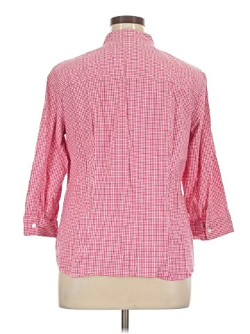 Talbots 3/4 Sleeve Button-Down Shirt (view 2)
