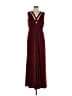 Jill Jill Stuart 100% Polyester Burgundy Jumpsuit Size 12 - photo 1