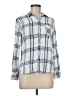 Woolrich 100% Rayon Plaid Blue Long Sleeve Button-Down Shirt Size M - photo 1