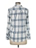 Woolrich 100% Rayon Plaid Blue Long Sleeve Button-Down Shirt Size M - photo 2