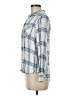 Woolrich 100% Rayon Plaid Blue Long Sleeve Button-Down Shirt Size M - photo 5