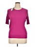 Evolution by Cyrus Pink Short Sleeve Top Size XL - photo 1